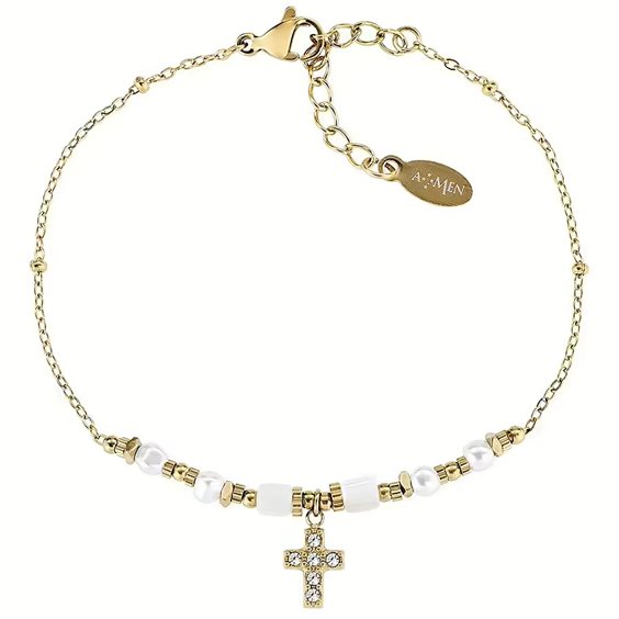 Bracciale Amen Donna Acciaio donna in Acciaio Agata ACBR818377G - ACBR818377G